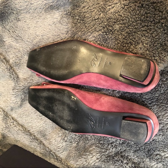 Roger Vivier lavender purple belle square buckle flats - Picture 4 of 6